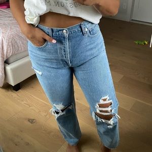 Agolde Straight Leg Jeans